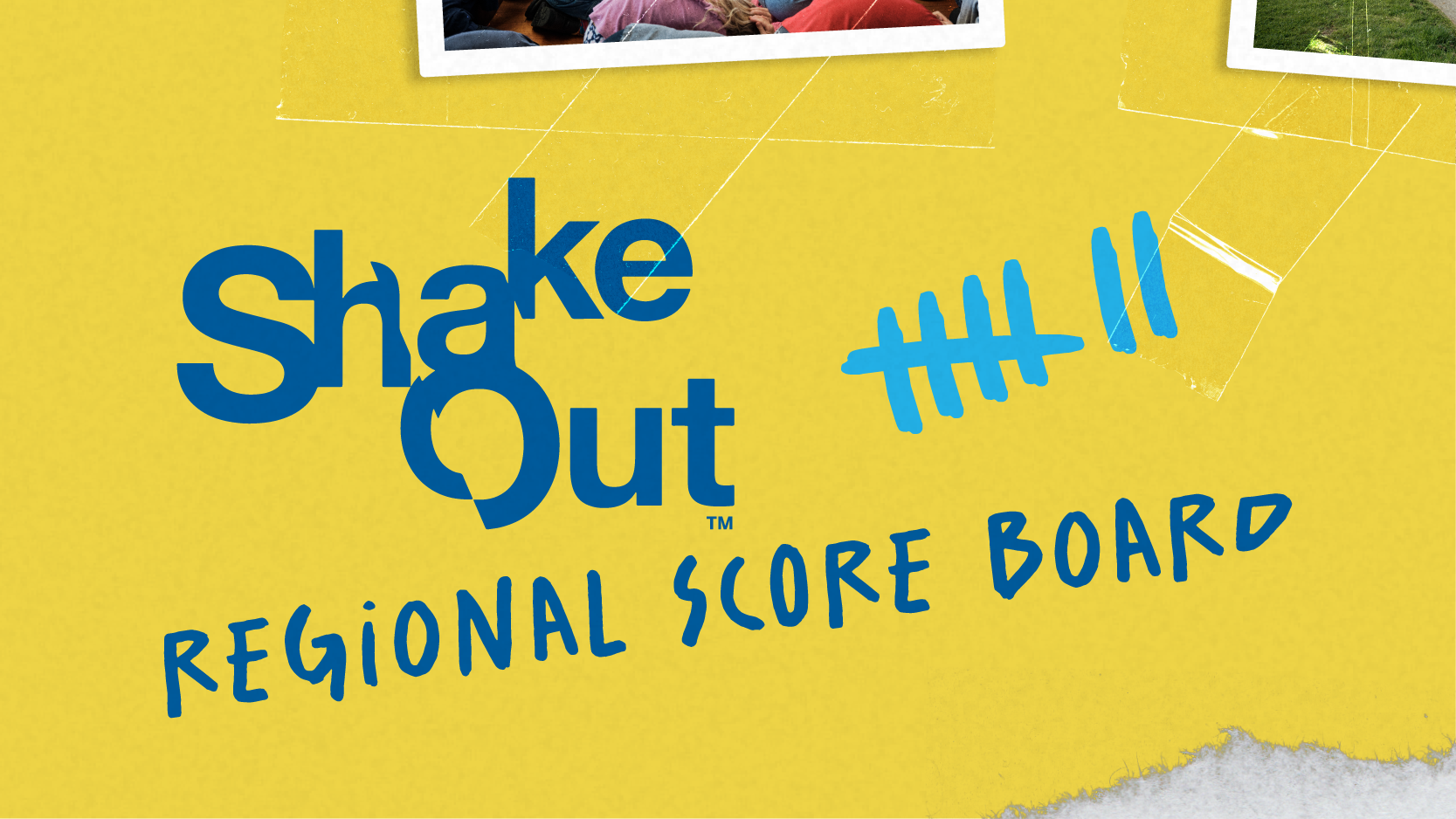 ShakeOut Regional Scoreboard