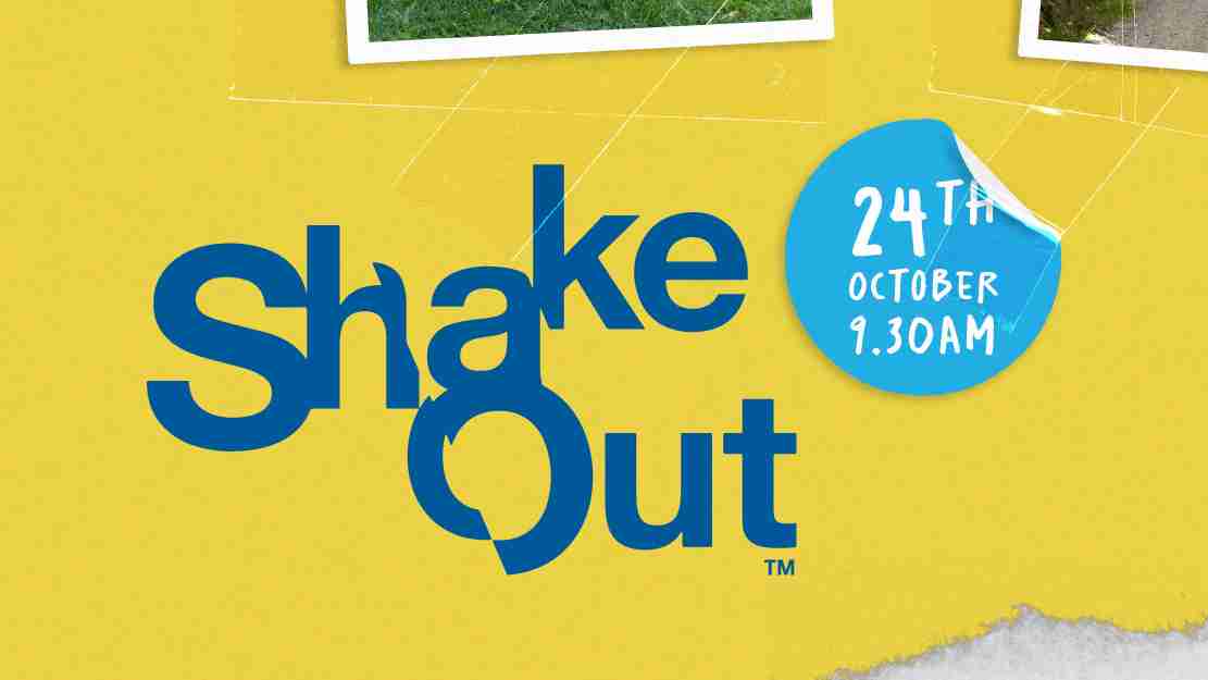 ShakeOut 24th October 9:30am
